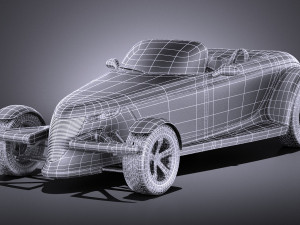 Plymouth Prowler Concept 1993 vray Modello 3D