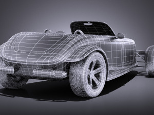 Plymouth Prowler Concept 1993 vray Modello 3D