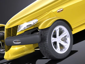 Plymouth Prowler Estoque 1997-2002 vray Modelo 3D
