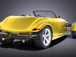 Plymouth Prowler Stock 1997-2002 vray 3D 모델
