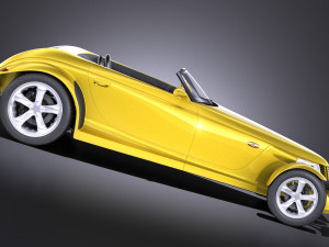 Plymouth Prowler Stock 1997-2002 vray 3D 모델