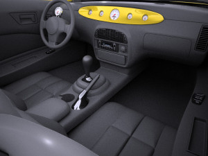 Plymouth Prowler Stock 1997-2002 vray 3D 모델