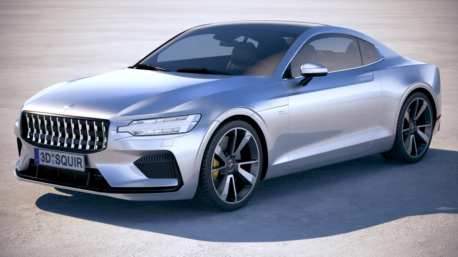 Polestar 1 2020 3D Model .c4d .max .obj .3ds .fbx .stl .blend 
