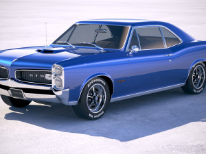Pontiac GTO 1966 3D 모델