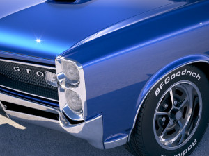 Pontiac GTO 1966 Model 3D