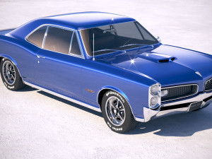 Pontiac GTO 1966 Model 3D