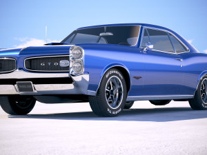 Pontiac GTO 1966 Model 3D