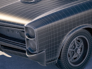 Pontiac GTO 1966 Model 3D