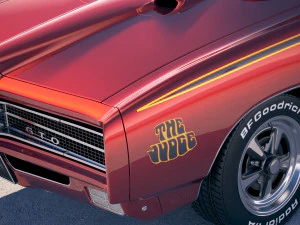 Pontiac GTO 1969 The Judge Bonneville 3D Model