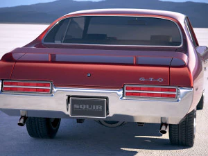 Pontiac GTO 1969 The Judge Bonneville 3D Model