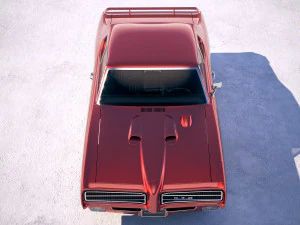 Pontiac GTO 1969 The Judge Bonneville 3D Model