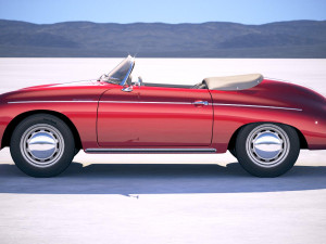 Porsche 356 Speedster 1955 3D 모델