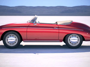 Porsche 356 Speedster 1955 3D Model