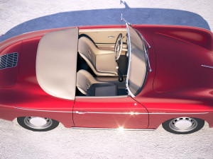 Porsche 356 Speedster 1955 3D 모델