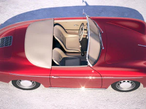 Porsche 356 Speedster 1955 3D Model
