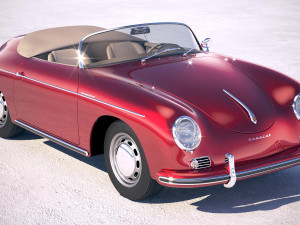Porsche 356 Speedster 1955 3D 모델