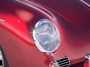 Porsche 356 Speedster 1955 3D 모델