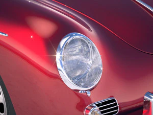 Porsche 356 Speedster 1955 3D Model