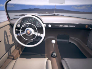 Porsche 356 Speedster 1955 3D Model