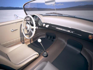 Porsche 356 Speedster 1955 3D Model
