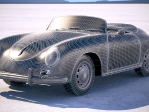 Porsche 356 Speedster 1955 3D Model