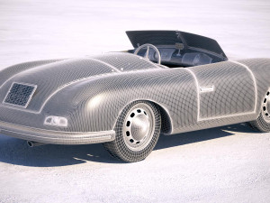 Porsche 356 Number 1 1948 Modelo 3D