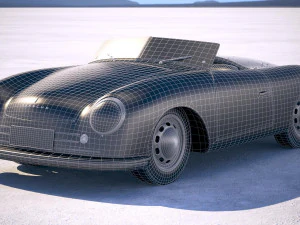 Porsche 356 Number 1 1948 3D Model