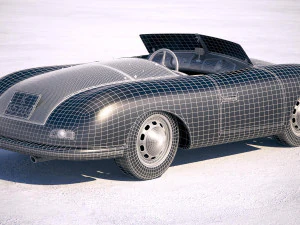 Porsche 356 Number 1 1948 3D Model