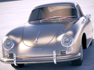 Porsche 356A Coupe 1955 Modello 3D