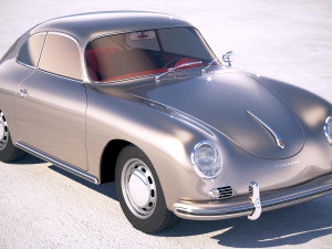 Porsche 356A Coupe 1955 Modello 3D
