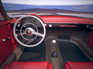 Porsche 356A Coupe 1955 Modello 3D