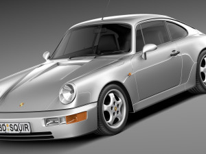 Porsche 911 964 Carrera 1990 3D 모델