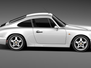 Porsche 911 964 Carrera 1990 3Dモデル
