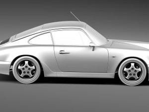 Porsche 911 964 Carrera 1990 3Dモデル