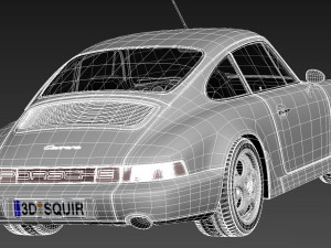 Porsche 911 964 Carrera 1990 3Dモデル