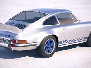 Porsche 911 Carrera RS 1973 Modèle 3D