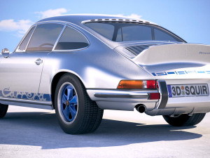 Porsche 911 Carrera RS 1973 Modèle 3D