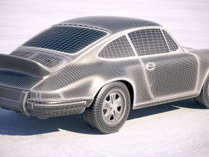 Porsche 911 Carrera RS 1973 Modèle 3D