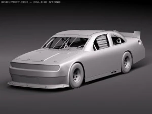 Nascar Dodge Challenger 2010 3D Model