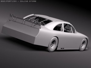 Nascar Dodge Challenger 2010 3D 模型