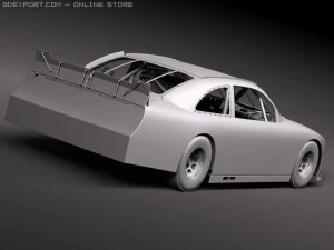 Nascar Dodge Challenger 2010 3D Model