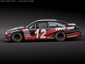 Nascar Dodge Challenger 2010 3D 模型