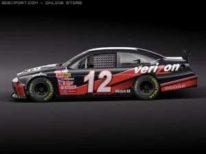 Nascar Dodge Challenger 2010 3D Model