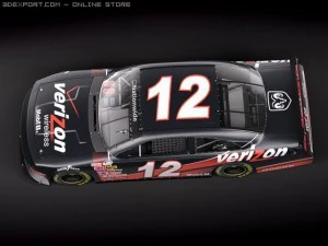 Nascar Dodge Challenger 2010 3D Model