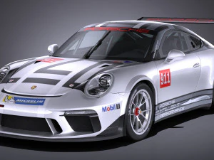 Porsche 911 GT3 Kupası 2017 3D Model