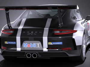 Porsche 911 GT3 Cup 2017 3D Model