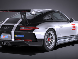 Porsche 911 GT3 Cup 2017 3D Model