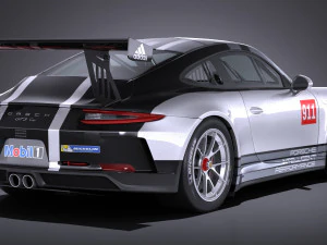 Porsche 911 GT3 Cup 2017 3D Model