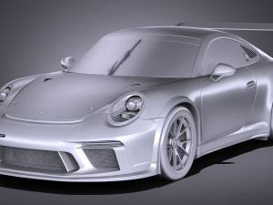 Porsche 911 GT3 Cup 2017 3D Model
