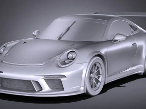 Porsche 911 GT3 Cup 2017 3D Model